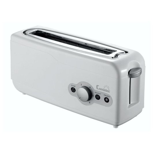 Tostadora Comelec TP1719 750W 1 ranura Blanco Giratorio