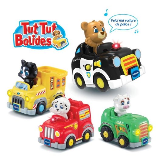 VTech Tut Tut Bolides Veículos Animais Interativos Luzes e Sons