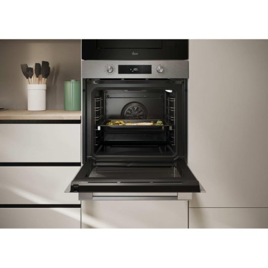 Horno Multifunción Hoover HO6 UP5B3YTX 78L 60cm Pirolítico Hidrolítico A++ Airfryer WiFi Inox