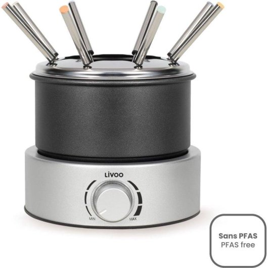 Fondue Électrique Livoo DOC333 800W 2.4L Antiadhésive Sans PFAS