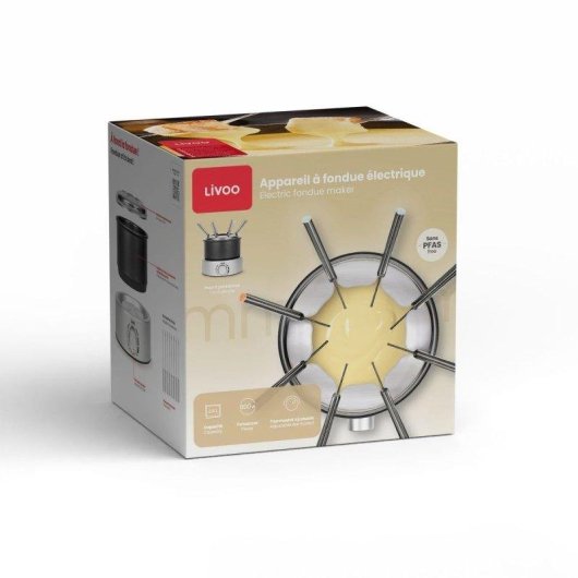 Fondue Électrique Livoo DOC333 800W 2.4L Antiadhésive Sans PFAS