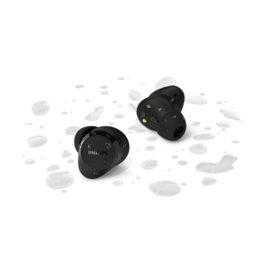 Auriculares Philips TAT1300BK inalámbricos Bluetooth 6.0 para llamadas y música negros