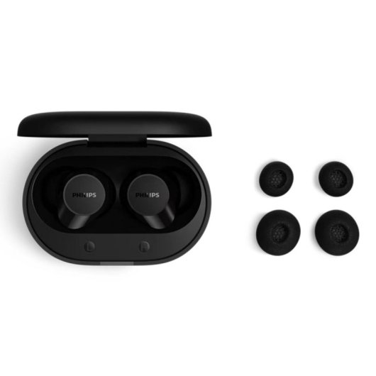 Auriculares Philips TAT1300BK inalámbricos Bluetooth 6.0 para llamadas y música negros