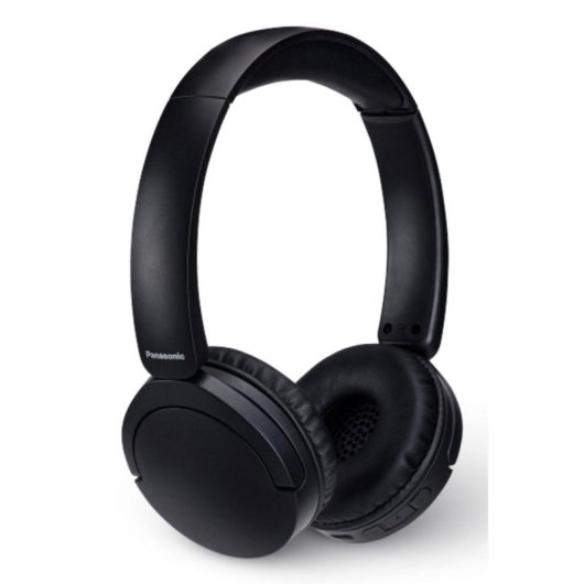 Panasonic RB-HF630BE-K kabellose Bluetooth Kopfhörer mit Geräuschunterdrückung schwarz