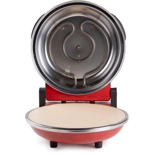 Four à pizza Domo Do9284pz 1200W pierre céramique 32 cm rouge