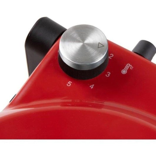 Four à pizza Domo Do9284pz 1200W pierre céramique 32 cm rouge