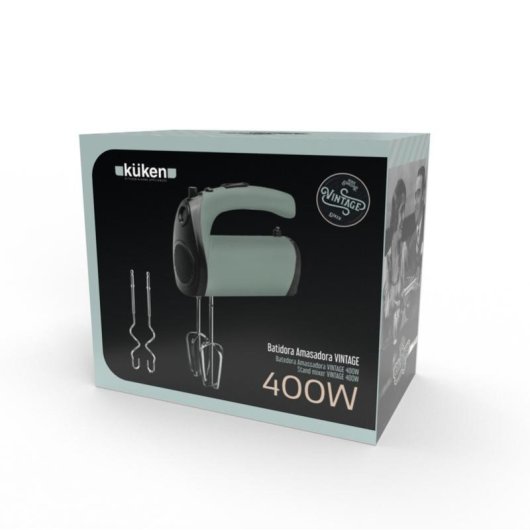 Handmixer Küken 34139 400W 5 Geschwindigkeiten Touch Vintage Schwarz/Grün
