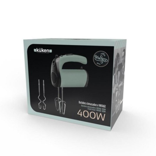 Handmixer Küken 34139 400W 5 Geschwindigkeiten Touch Vintage Schwarz/Grün