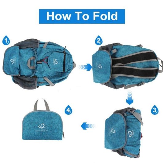 Mochila Waterfly TransformerX 20L dobrável resistente à água