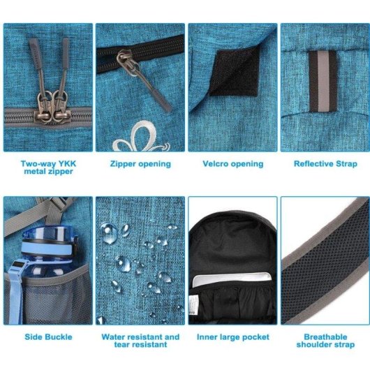 Mochila Waterfly TransformerX 20L dobrável resistente à água