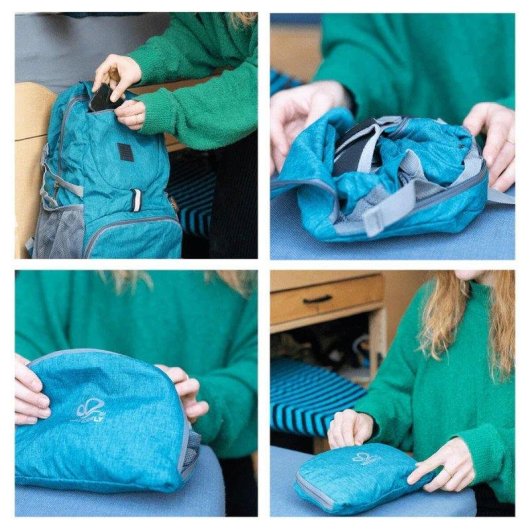 Mochila Waterfly TransformerX 20L dobrável resistente à água
