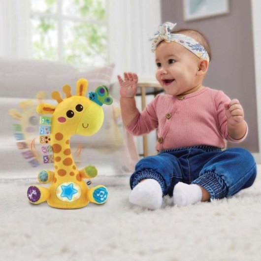 Peluche Musicale Interactive VTech Ma Girafe Moov & Groov 1-5 ans