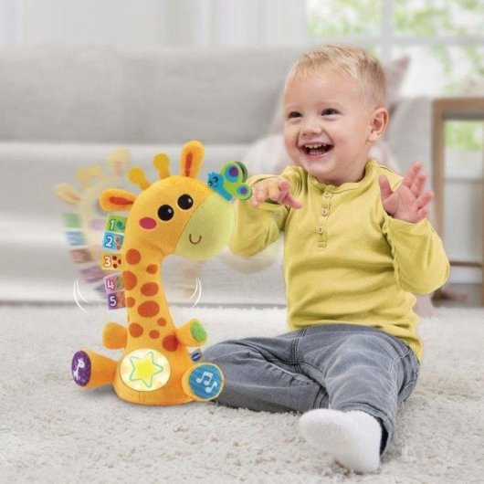 Peluche Musicale Interactive VTech Ma Girafe Moov & Groov 1-5 ans