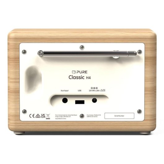 Tragbares Radio Pure Classic H4 DAB+ FM Bluetooth 10W