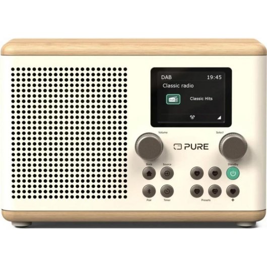Tragbares Radio Pure Classic H4 DAB+ FM Bluetooth 10W