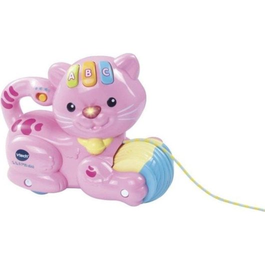 Juguete peluche interativo VTech 1, 2, 3 P'tit Chat 12-36 meses 12 melodias 5 canções