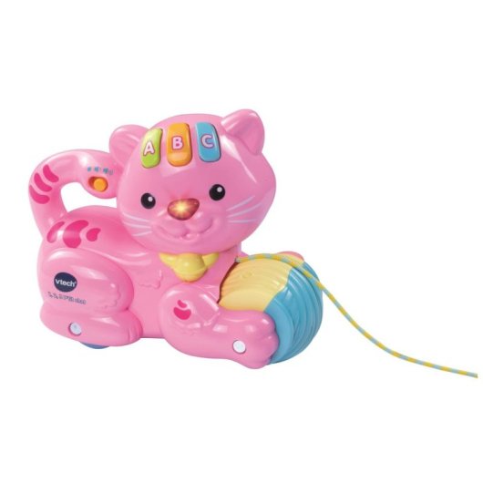 Juguete peluche interativo VTech 1, 2, 3 P'tit Chat 12-36 meses 12 melodias 5 canções