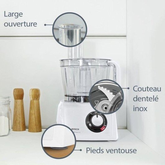 Robot de cocina multifunción Bosch MultiTalent8 1250W bol 3,9L 3 velocidades