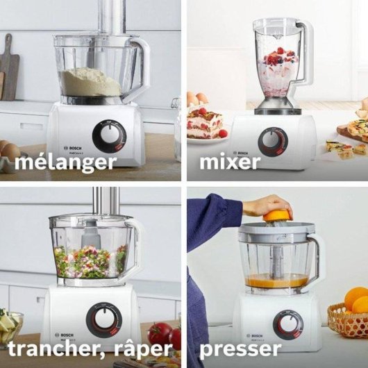 Robot de cocina multifunción Bosch MultiTalent8 1250W bol 3,9L 3 velocidades