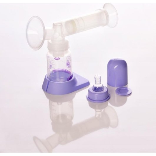 Extractor de leche manual Simed Plus LTR-6 compacto con regulación de succión