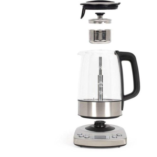 Elektrischer Wasserkocher Automatik Livoo DOD209 1.7L Edelstahl Glas