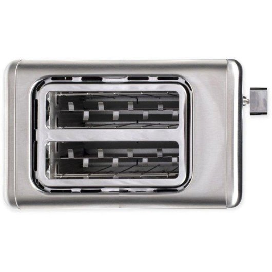 Grille-pain Livoo DOD205 2 fentes larges 3,5 cm 720-850 W 7 niveaux Commandes tactiles Écran LED Inox et noir