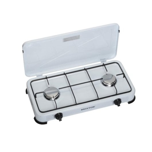 Tragbare Gaskocher Tristar KO-6382 2 Brenner mit Schutzhaube