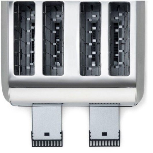Livoo Dod197 Tostapane 4 Fessure Acciaio Inox 1700W 2 Termostati 7 Livelli