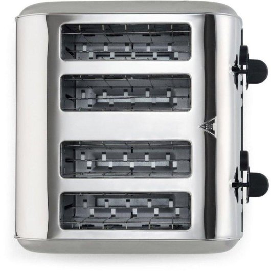 Livoo Dod197 Tostapane 4 Fessure Acciaio Inox 1700W 2 Termostati 7 Livelli