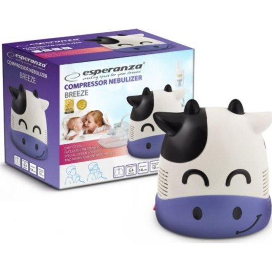 Nebulizador Esperanza ECN001 compresor, 0,4 ml/min, para adultos y niños