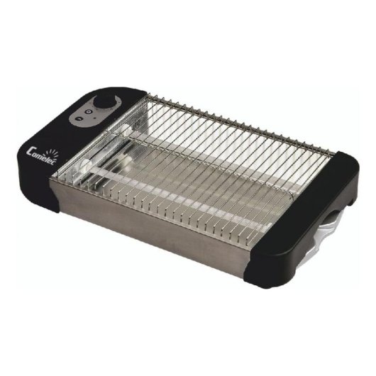 Grille-pain Comelec TP 7012 Noir Acier Inoxydable 600W