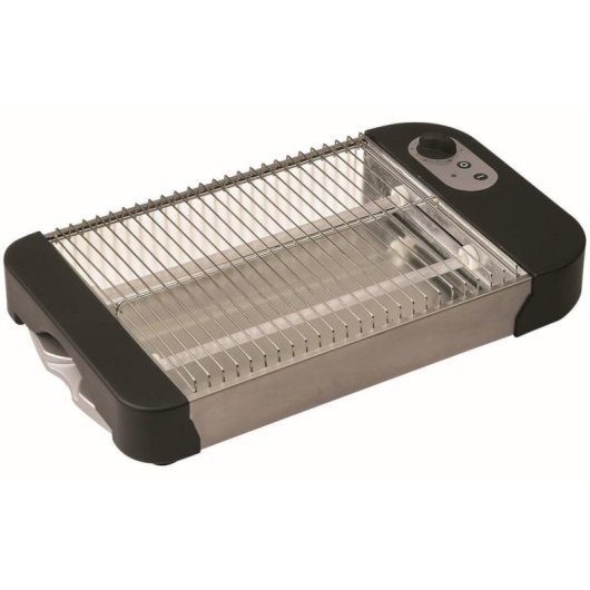 Grille-pain Comelec TP 7012 Noir Acier Inoxydable 600W