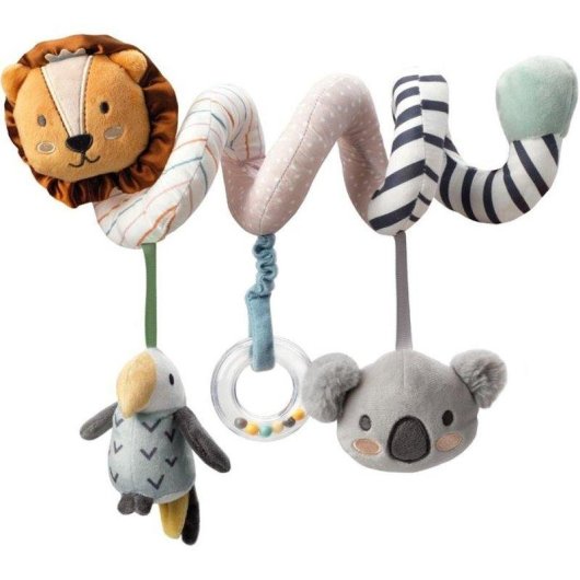 Espiral de Atividades para Charrinho Nûby Animal Adventures Bege Sonoro