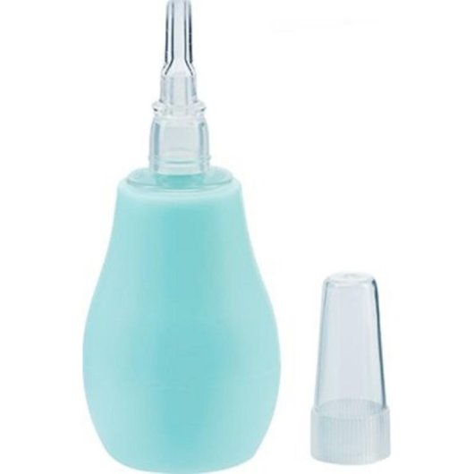 Aspiratore Nasale Bambino BabyOno Rosa con Punta in Silicone Igenica