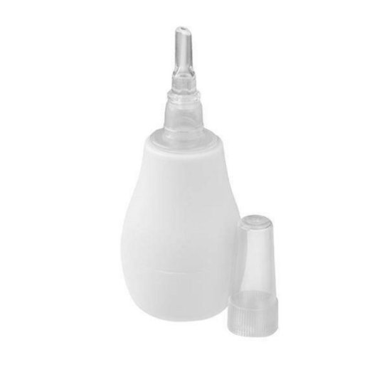 Aspiratore Nasale Bambino BabyOno Rosa con Punta in Silicone Igenica
