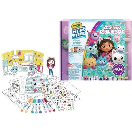 Crayola Color Wonder Aktivitäts-Set Gabby's Dollhouse 40+ Teile