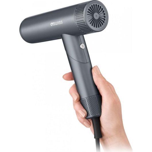 Phon con Diffusore 4Swiss F424 AirPower+ 1700W 4 Temperature 2 Velocità Grafite