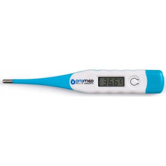 Termómetro Electrónico Oromed Oro-Flexi Azul Axilar Oral Rectal