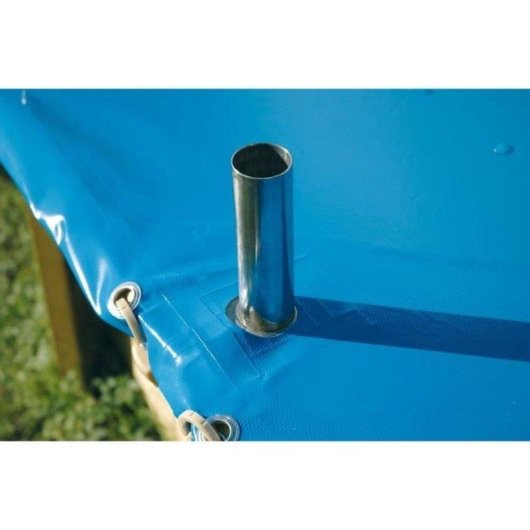 Cubierta de invierno y seguridad para piscina octogonal Ubbink 300x490 cm PVC 550 g/m²