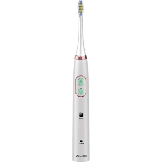 Cepillo de dientes sónico 4Swiss ST212 Sensitive Care 5 modos 2 cabezales estuche