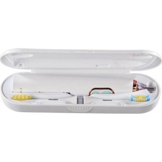 Cepillo de dientes sónico 4Swiss ST212 Sensitive Care 5 modos 2 cabezales estuche
