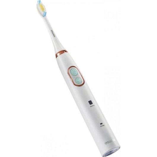 Cepillo de dientes sónico 4Swiss ST212 Sensitive Care 5 modos 2 cabezales estuche