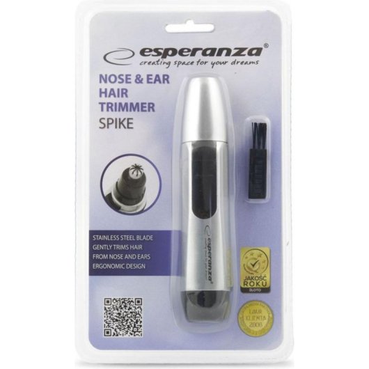 Cortapelos Nariz y Orejas Esperanza EBG004S Inalámbrico Cuchilla Acero Ligero Portátil