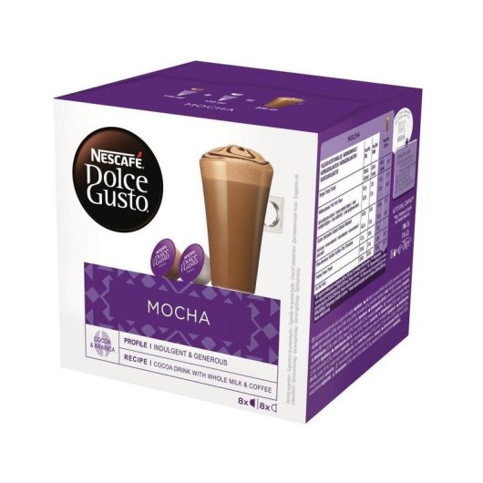 Cápsulas de café Nescafé Dolce Gusto Moca 16 cápsulas