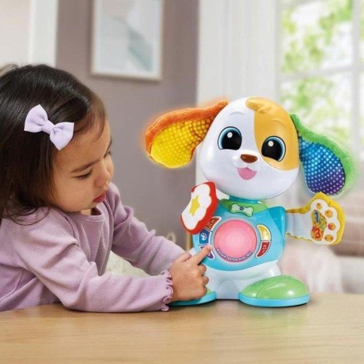 Juguete interactivo VTech Baby Boogie Cão dançante Luzes Música 5 botões educativos