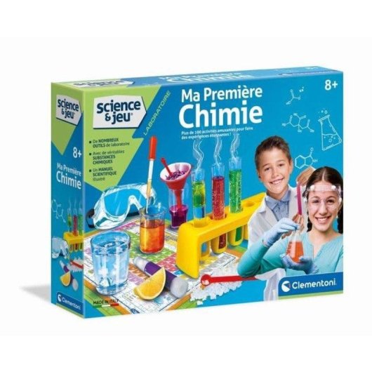 Kit di Chimica per Bambini Clementoni Ma Première Chimie 100+ Esperimenti