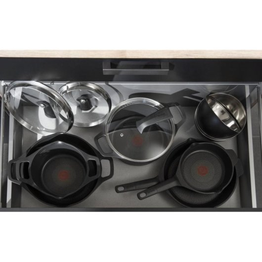 Casserole Tefal Robusto E24933 26 cm Alu Fondu avec Tapa et Thermo-Signal
