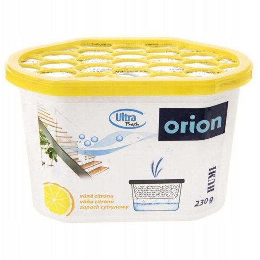 Luftentfeuchter Orion ULTRA FRESH 230 g Zitrone Duft für Räume bis 20 m²