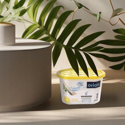 Luftentfeuchter Orion ULTRA FRESH 230 g Zitrone Duft für Räume bis 20 m²