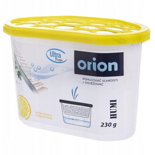 Luftentfeuchter Orion ULTRA FRESH 230 g Zitrone Duft für Räume bis 20 m²